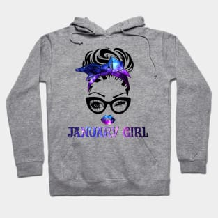 January Girl Galaxy Hoodie